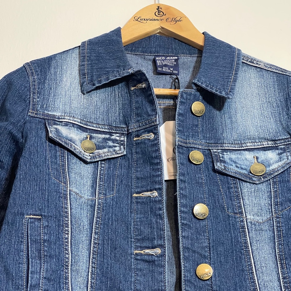 Cropped Jean Jacket - Picture 2 of 8